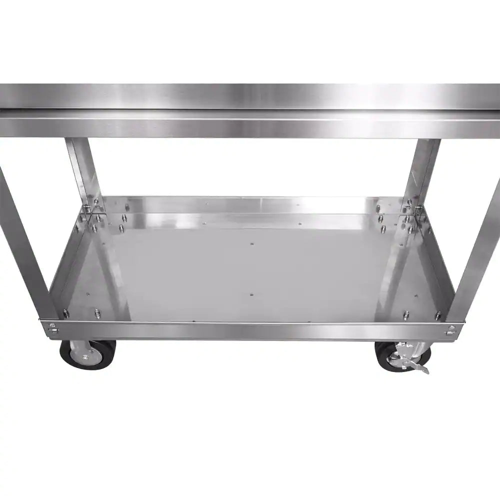 Tool Storage 36 In. W Stainless Steel Utility Cart