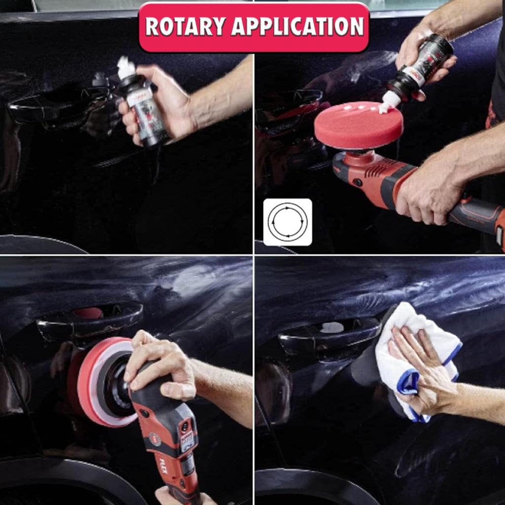 Cutmax Compound 246141 | High-Abrasive Paint Correction Polish for P1500 Grit Sanding Marks | Silicone-Free, Dust-Free, and Odorless | Long Buffing Cycle for Severe Weathered Paint | 250Ml