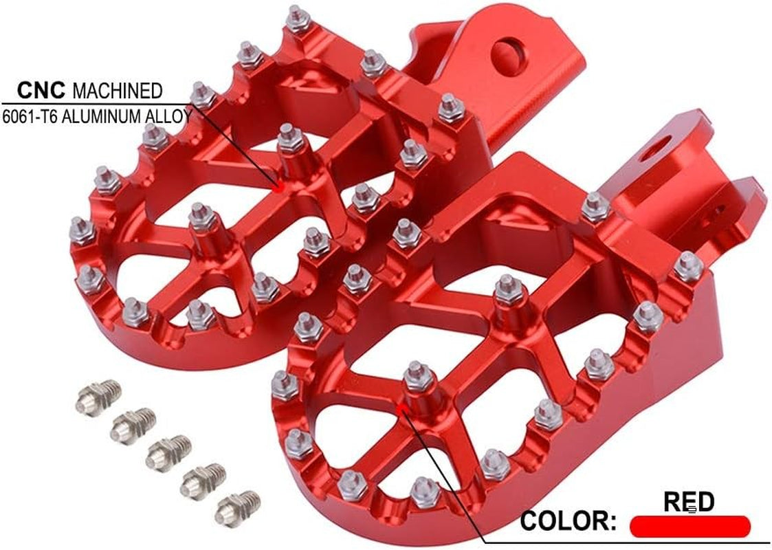 Anxin Dirt Bike Foot Pegs Motorcycle Footpegs Foot Pedals Rests CNC for CRF250F
