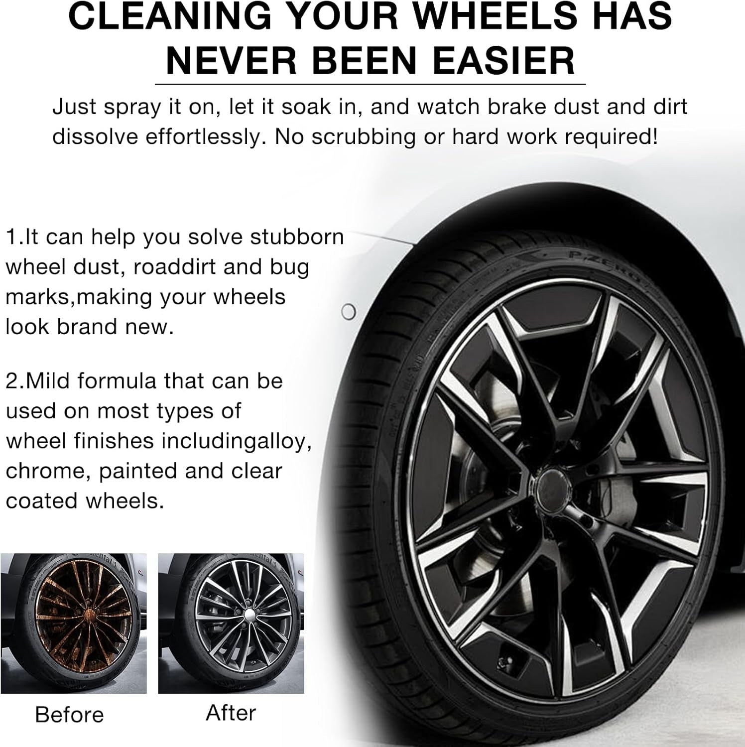 MAD ACID Glass Cleaner, Mad Acid Water Spot Remover, Mad Acid Shower Cleaner, All Purpose Cleaner,Easily Remove Hard Water Spots from Windows,Mad Acid Cleaner for Bathroom,Car, Furniture(120Ml)
