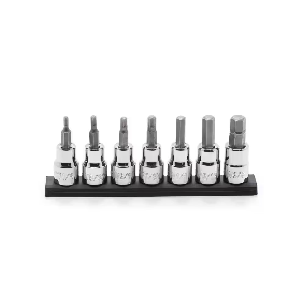 3/8 In. Drive Hex Bit SAE/MM Socket Set (14-Piece)