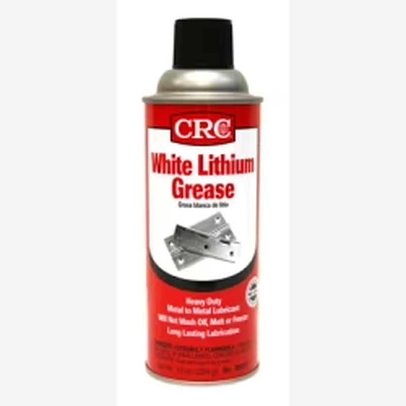 CRC White Lithium Grease Lubricant Spray, 10 Oz