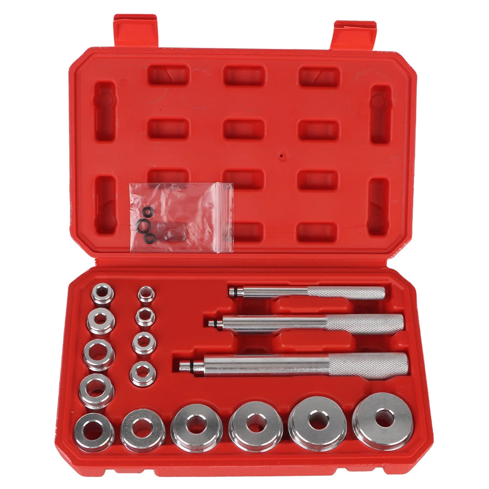 Bearing Disassembly Tool Repair Kit 17 Pcs/Set Seal Driver Installer Remover Automotive Tools Aluminum Wheel Bearing Kit