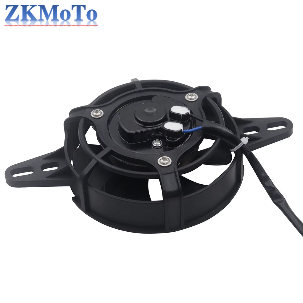 Motorcycle ATV Engine Electric Radiator 12V Cooling Fan Oil Cooler for KTM Honda Yamaha Suzuki Kawasaki EXC CRF RMZ YZ WR KX KLX