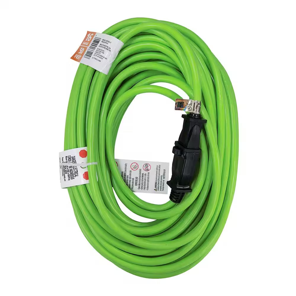 50 Ft. 16/2 Indoor/Outdoor Extension Cord, Green