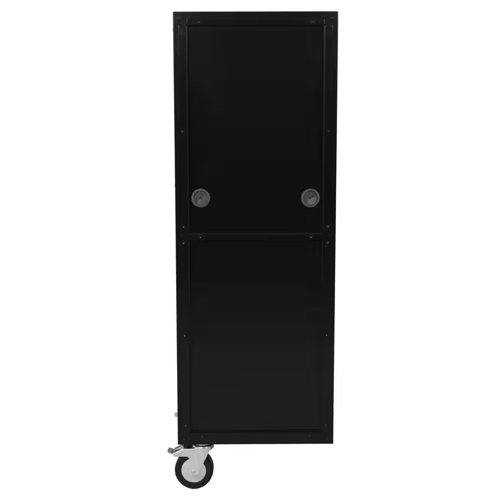Modular 20 In. W Standard Duty 3-Shelf Black Side Tool Chest