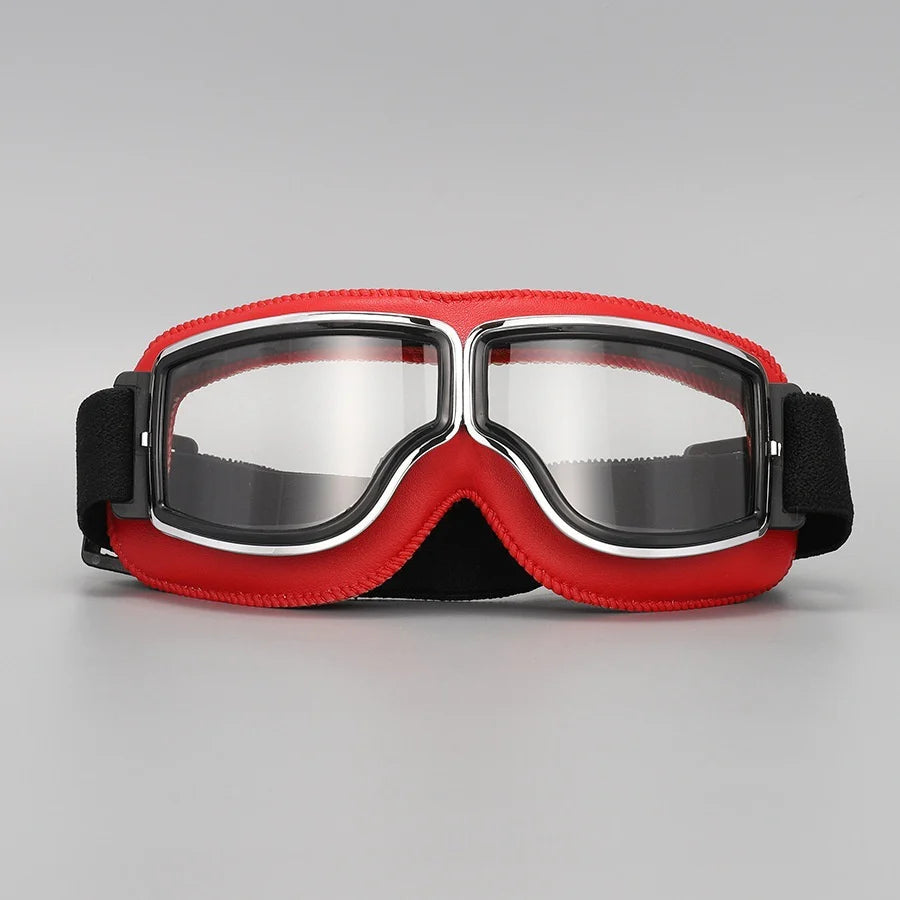 Vintage Royal Rider Helmet Off-Road Windshield Goggles