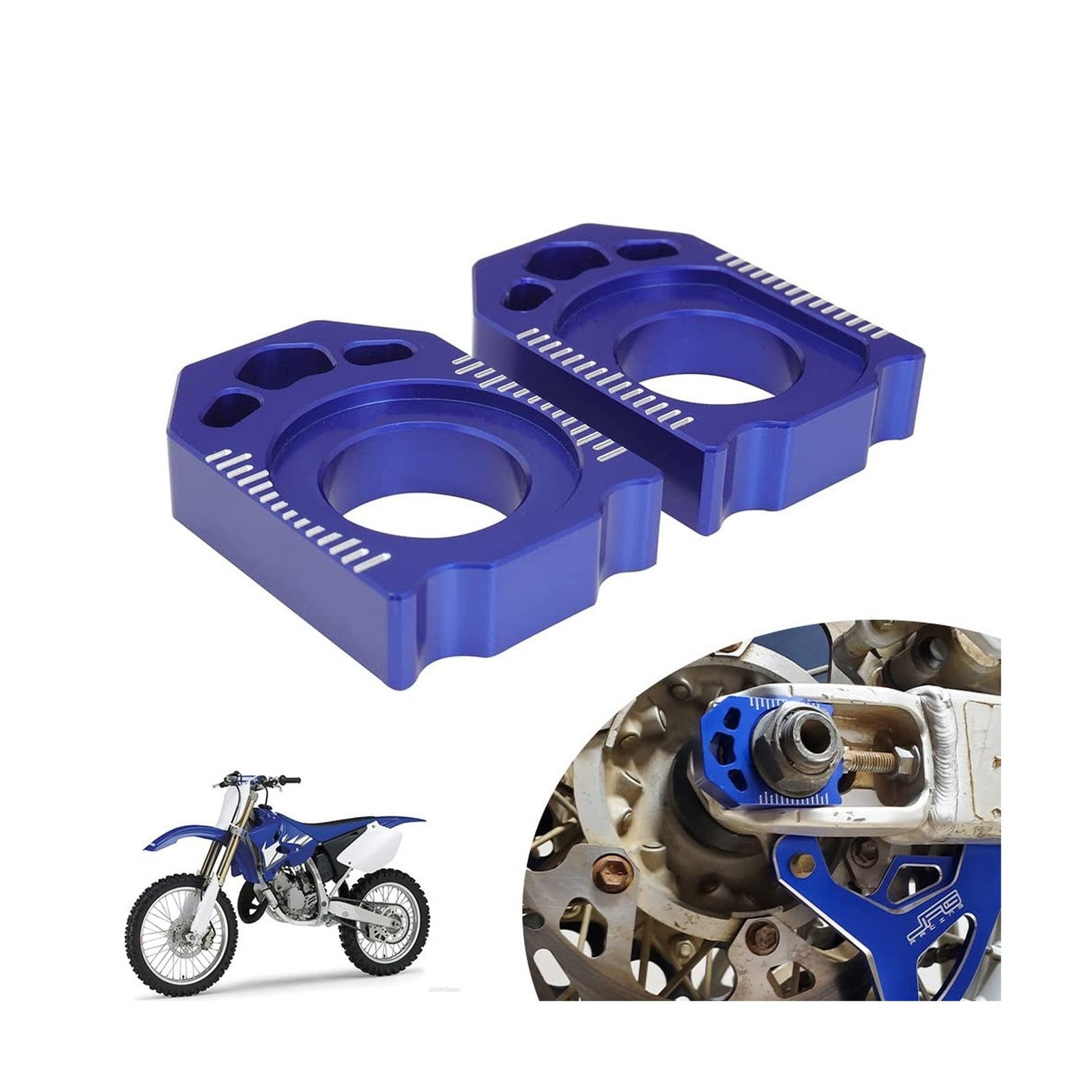 Dirt Bike Rear Axle Block,Cnc Chain Tensioner Adjuster for YZ125 Y
