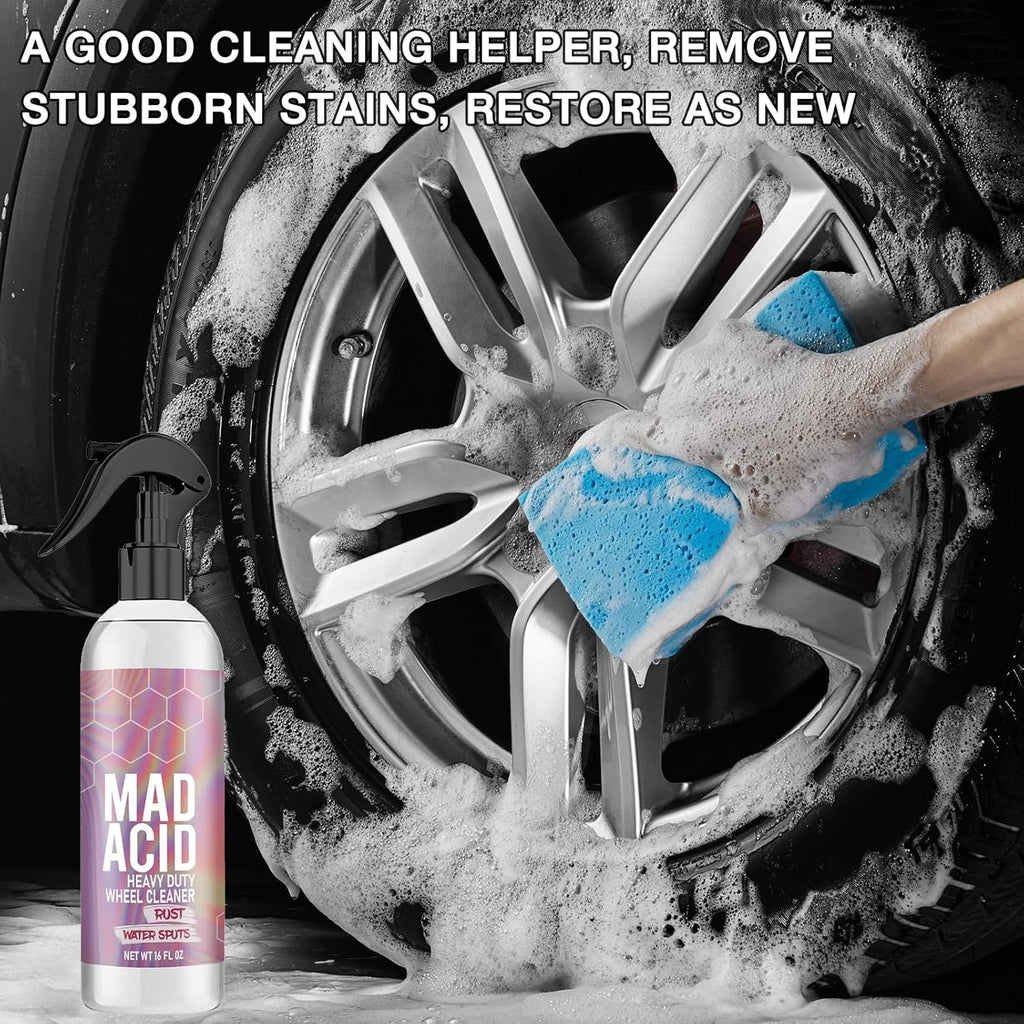 MAD ACID Glass Cleaner, Mad Acid Water Spot Remover, Mad Acid Shower Cleaner, All Purpose Cleaner,Easily Remove Hard Water Spots from Windows,Mad Acid Cleaner for Bathroom,Car, Furniture(120Ml)
