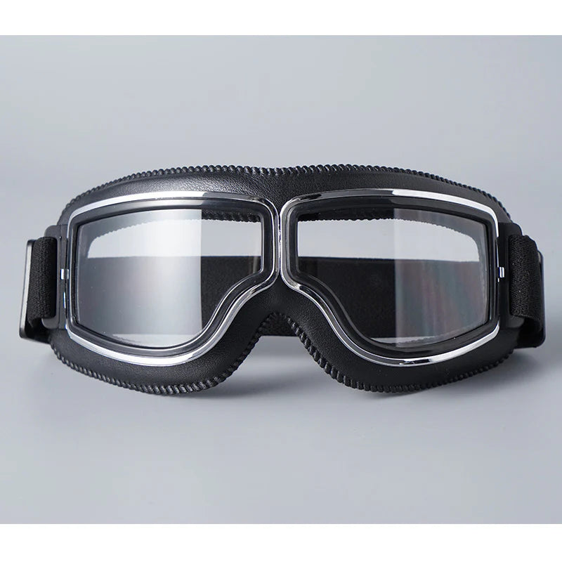 Vintage Royal Rider Helmet Off-Road Windshield Goggles