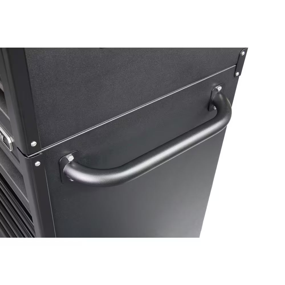 56 In. W X 22 In. D Heavy Duty 23-Drawer Combination Rolling Tool Chest and Top Tool Cabinet Set in Matte Black
