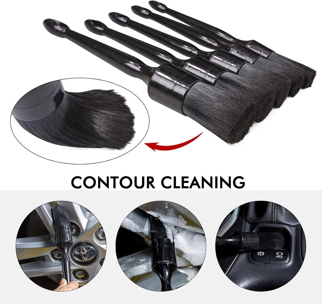 Car Detailing Brush Holder and Brush Kits, 2 in 1 Auto Detailing Spray Bottle Holder and Detail Brush Rack,Putting 12 Car Detailing Brushes,For Auto Shop Detailing Tool Organizer