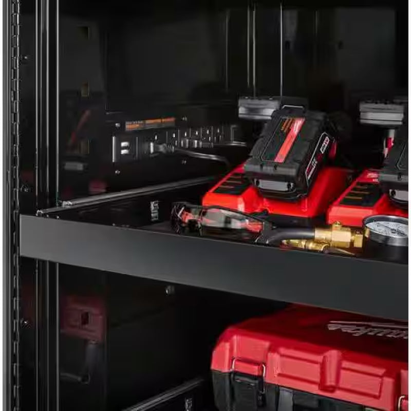 28 In. W X 25 In. D Professional Duty Side Tool Chest Locker with Casters in Black