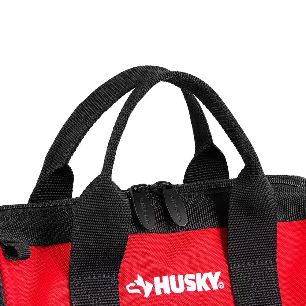 3-Ton Low Profile Floor Jack with Quick Lift with 12 In. 4 Pocket Zippered Tool Bag