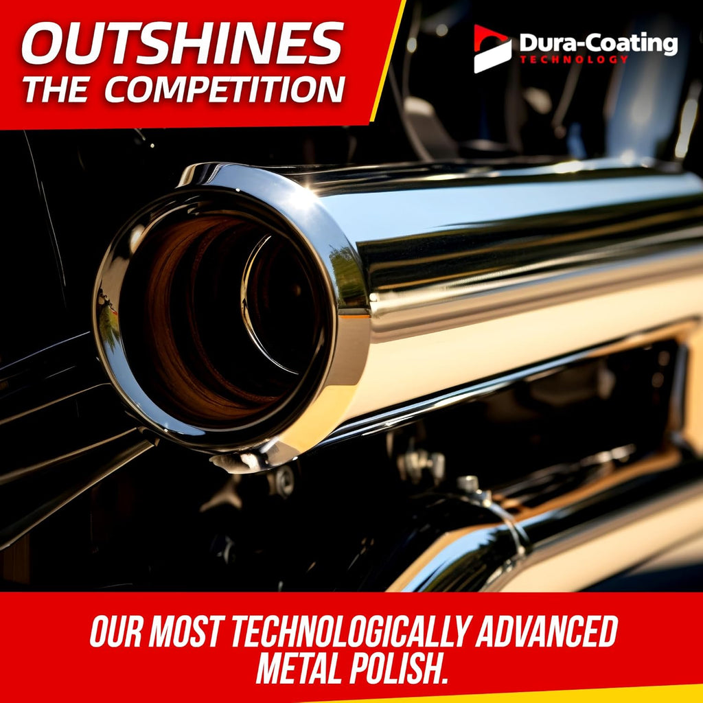 , Blue Premium Metal Polish - Perfect for Aluminum Wheels, Diamond Plate, Stainless Steel, Copper, Brass, & Nickel - 16Oz Polish + 16Oz Wheely Clean (Wheel and Tire Cleaner)