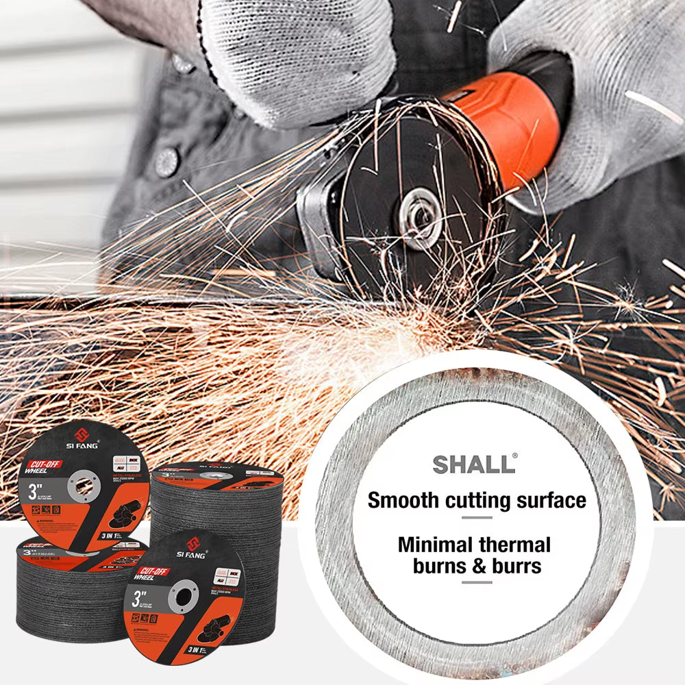 5Pcs75Mm Circular Resin Saw Blade Mini Cutting Disc Grinding Wheel Angle Grinder Accessories Metal Wood Iron Plastic Cutting Saw