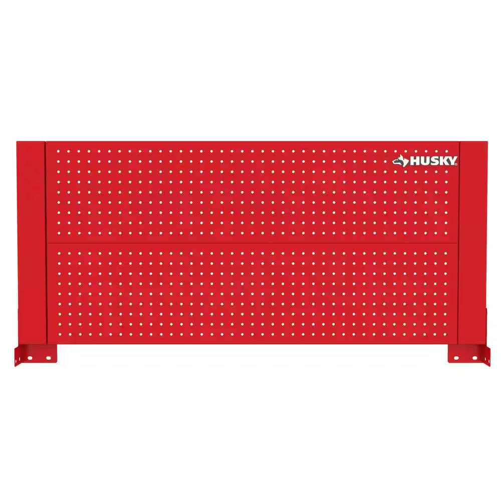 46 In. Gloss Red Steel Pegboard Attachment