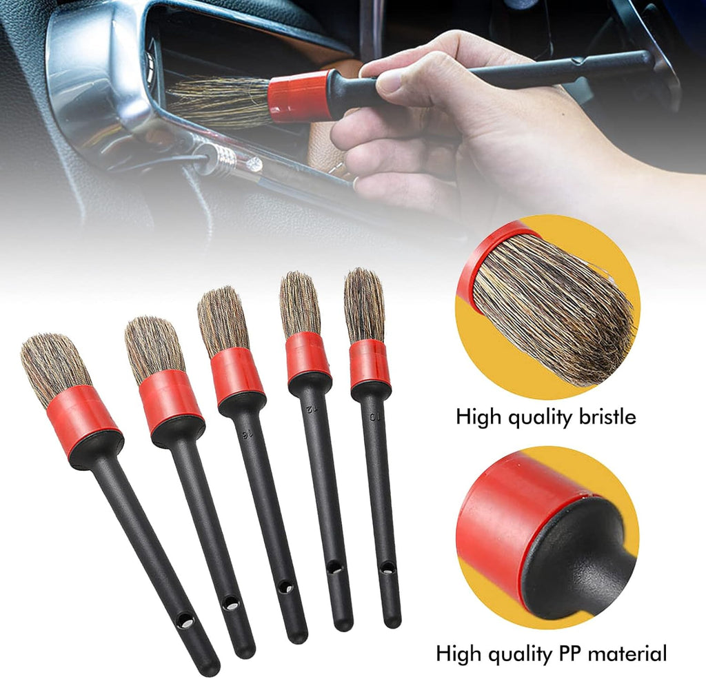 Car Detailing Brush Holder and Brush Kits, 2 in 1 Auto Detailing Spray Bottle Holder and Detail Brush Rack,Putting 12 Car Detailing Brushes,For Auto Shop Detailing Tool Organizer