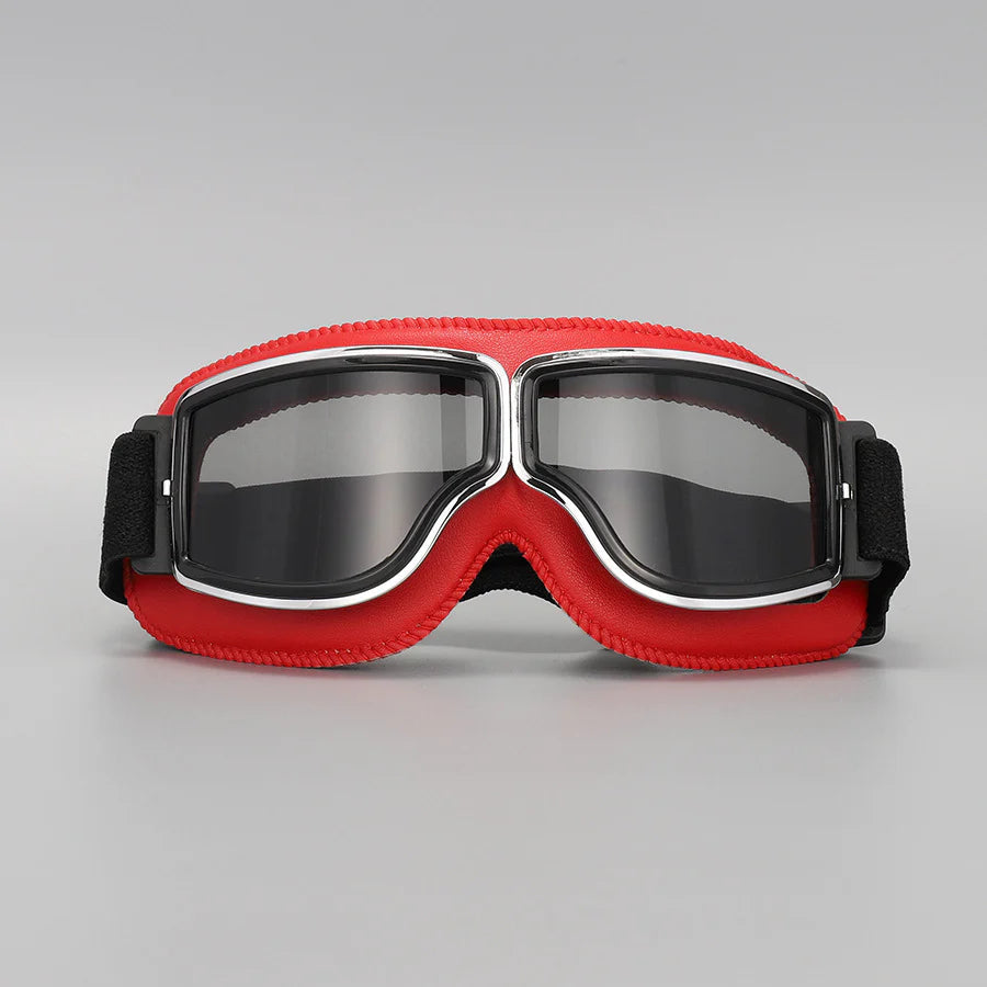Vintage Royal Rider Helmet Off-Road Windshield Goggles