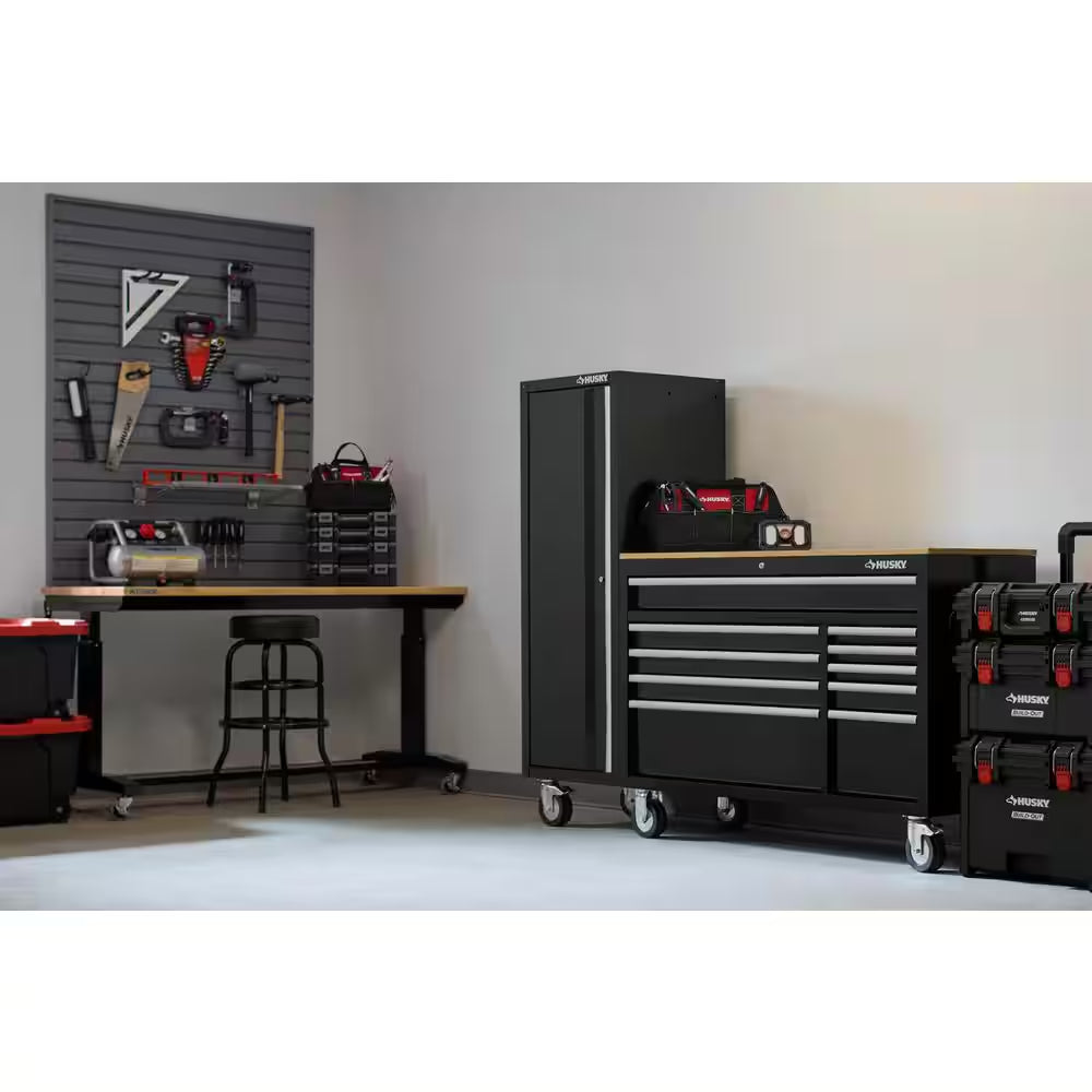 Modular 20 In. W Standard Duty 3-Shelf Black Side Tool Chest
