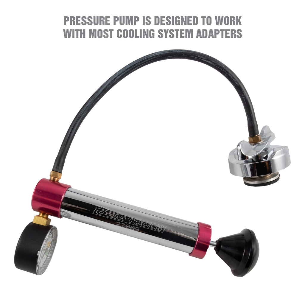 Cooling System Pressure Test Kit Universal with Adapters &Case