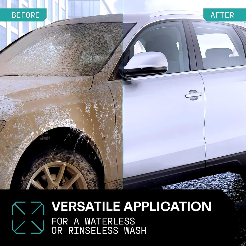Pure Rinseless V3 5L | Eco-Friendly Rinseless Vehicle Wash | Advanced Detailing Soap | Superior Cleaner | Waterless Vehicle Wash Solution | No Residue, Safe on Car Paint & Surfaces