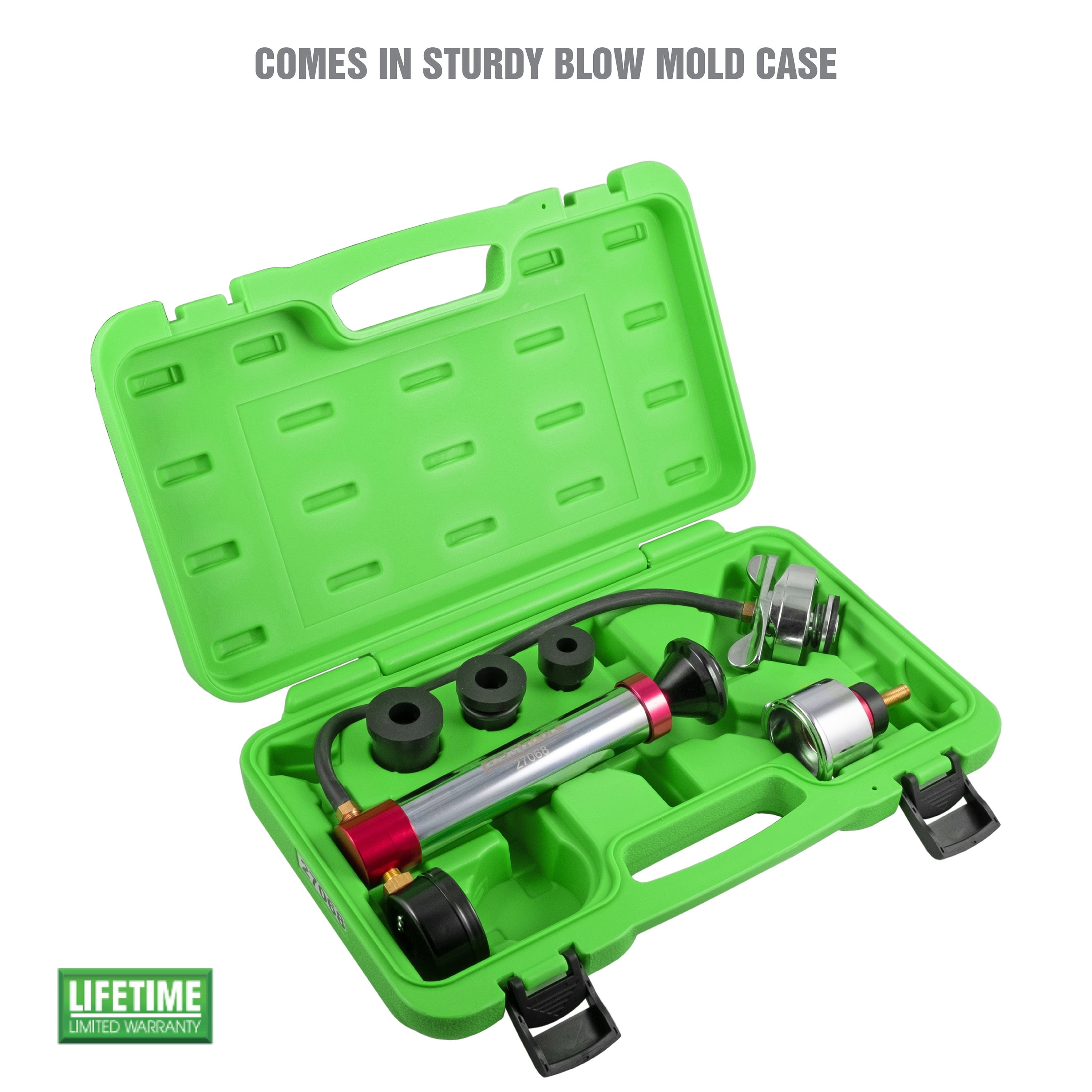 Cooling System Pressure Test Kit Universal with Adapters &Case