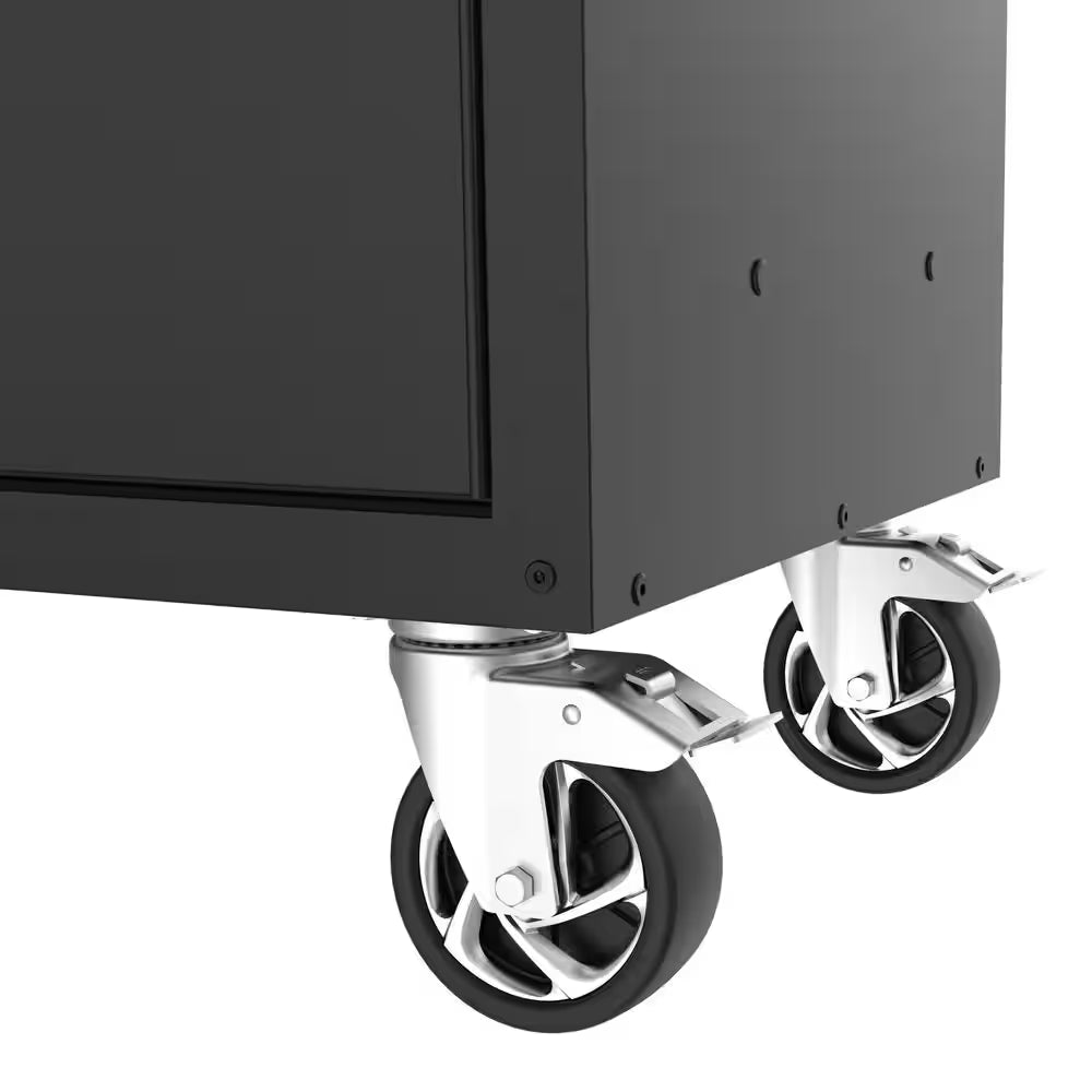 Modular 20 In. W Standard Duty 3-Shelf Black Side Tool Chest