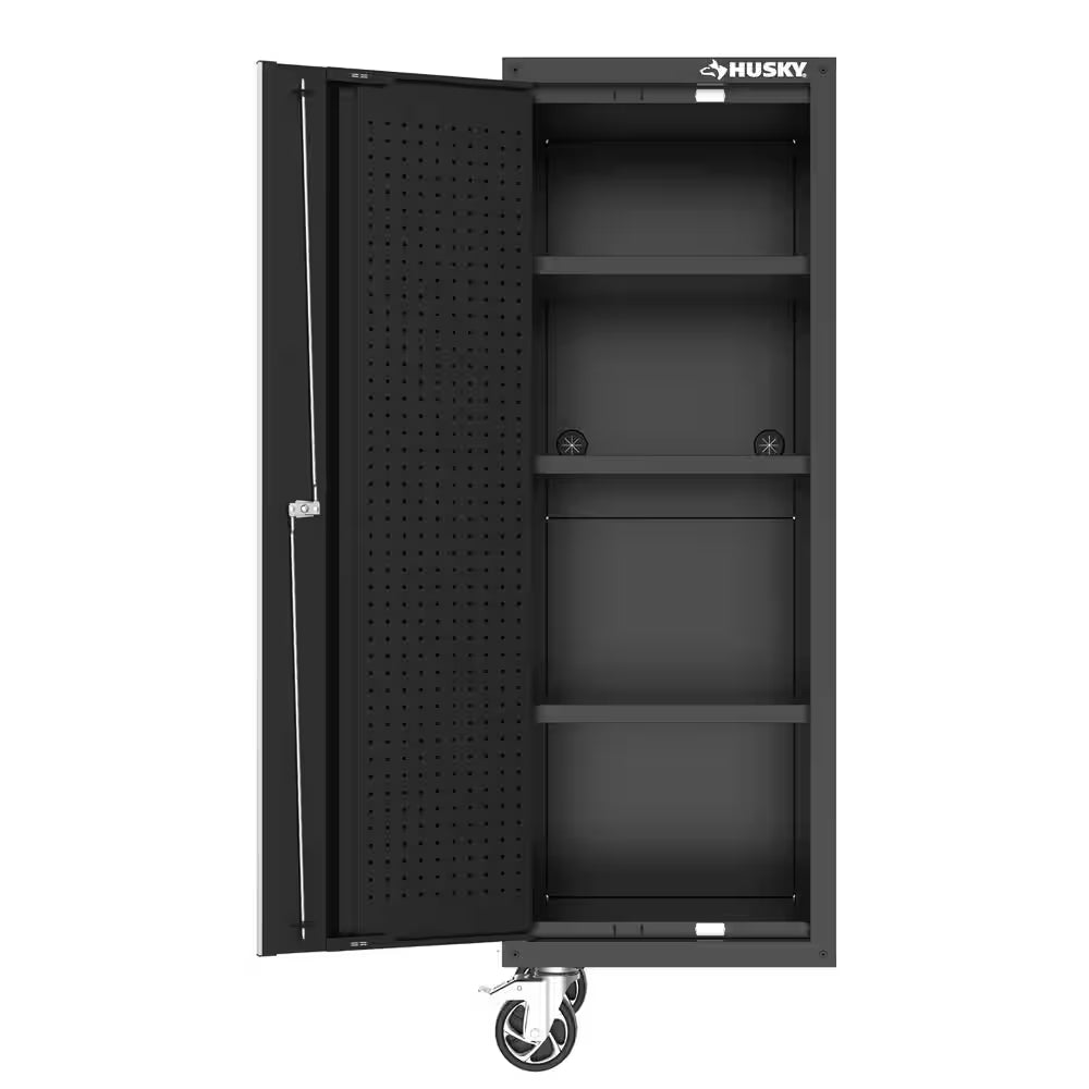 Modular 20 In. W Standard Duty 3-Shelf Black Side Tool Chest