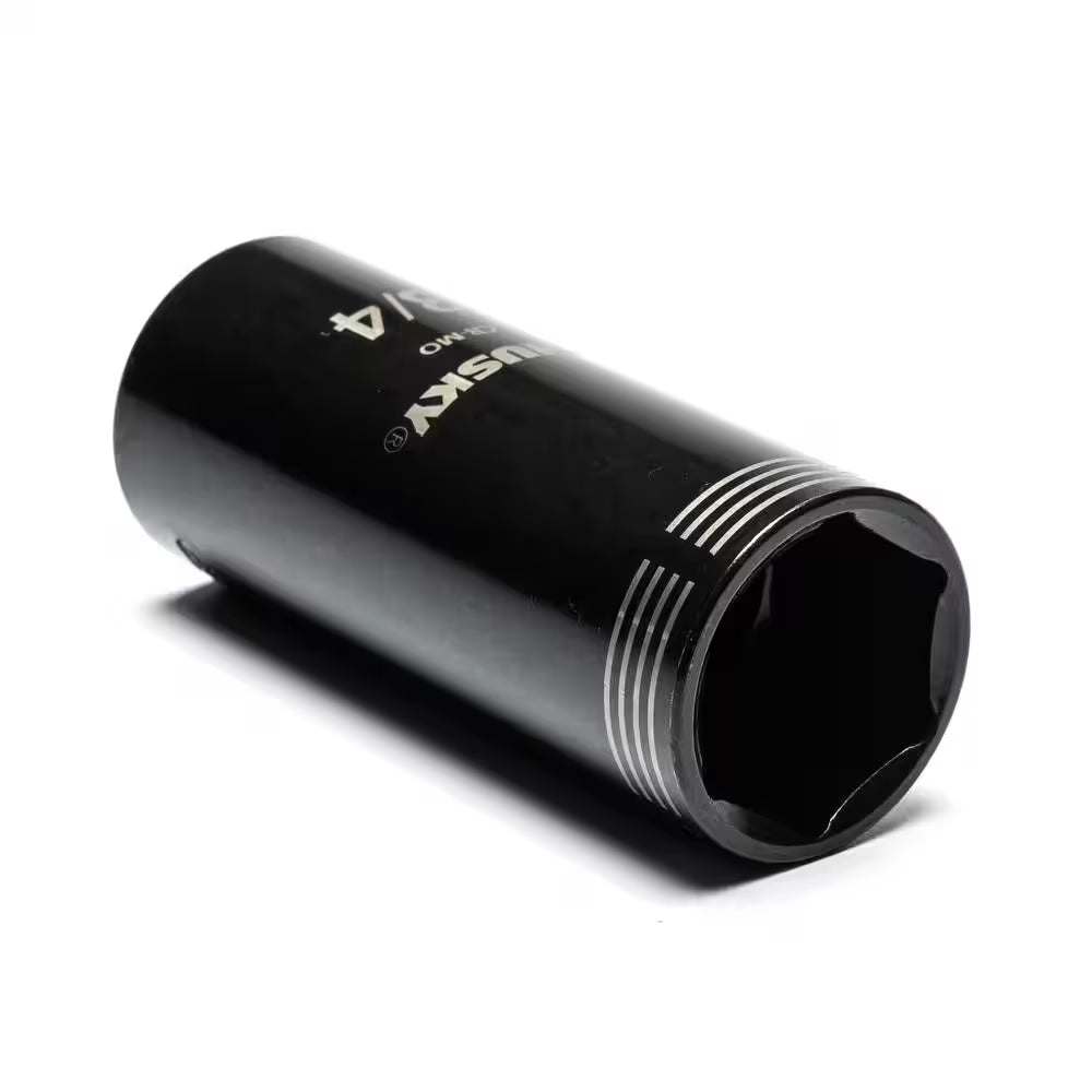 3/8 In. Drive Thin Wall SAE Deep 6-Point Impact Socket Set (10-Piece)