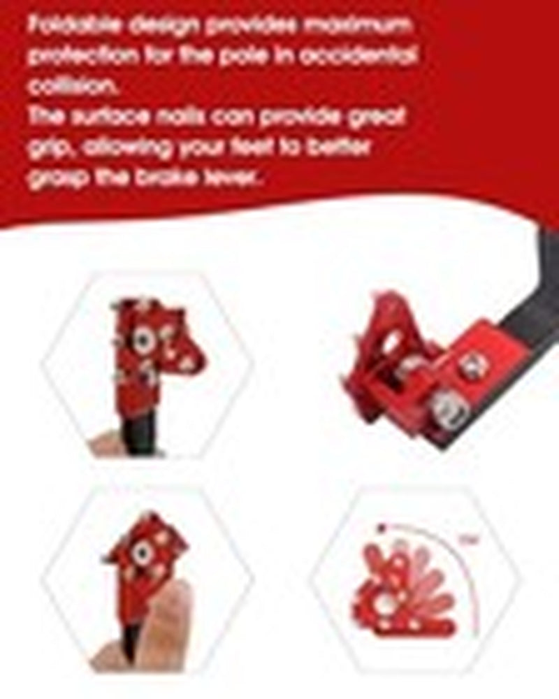 Dirt Bike Rear Brake Foot Pedal,Cnc Motorcycle Foot Lever for CRF250R 2004 Red