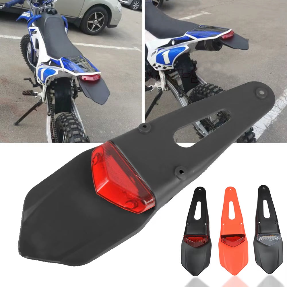 For BETA 50 125 200 250 300 350 390 400 430 450 480 498 500 520 RR RRS RS 2T 4T Enduro Dirt Bike Fender LED Stop Rear Tail Light