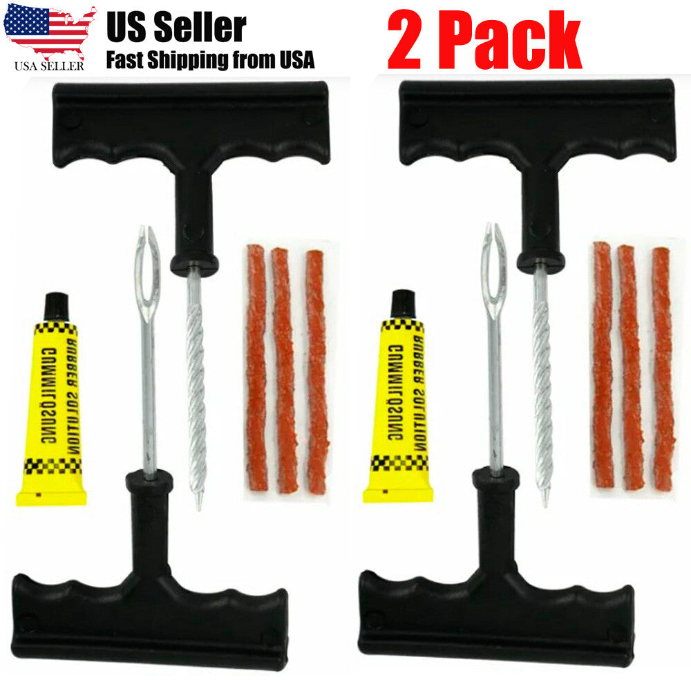 Tire Repair Kit DIY Flat Tire Repair Car Truck Motorcycle Home Plug Patch