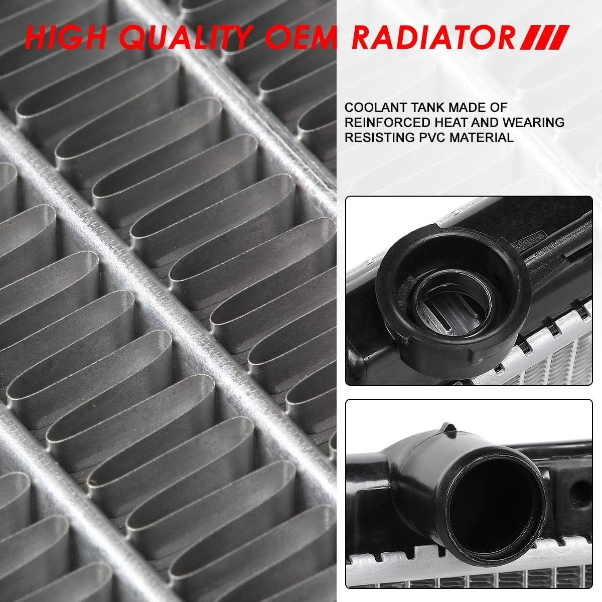 DPI 2300 Factory Style 1-Row Cooling Radiator Compatible with Mitsubishi Galant