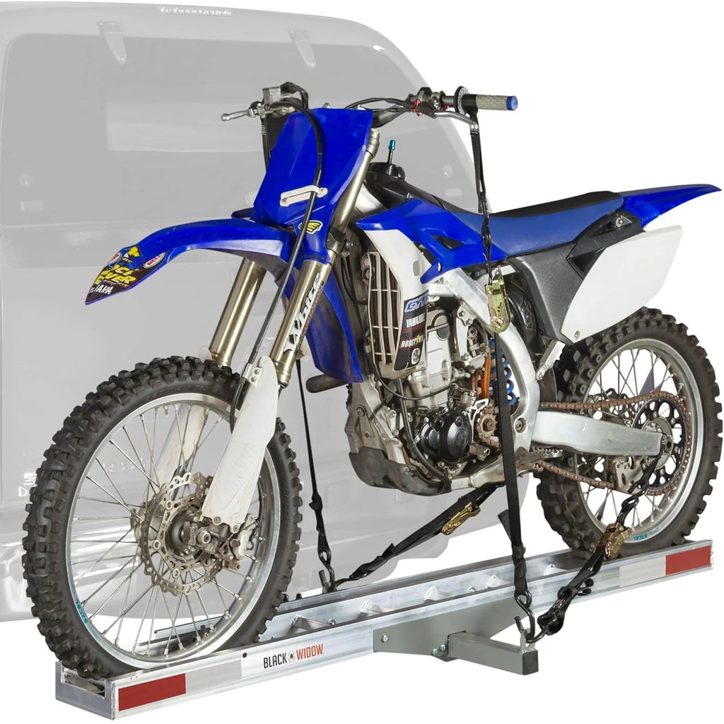 Motorcycle Bike Carrier W/Ramp for 2" Hitch, 400 Pound Capacity
