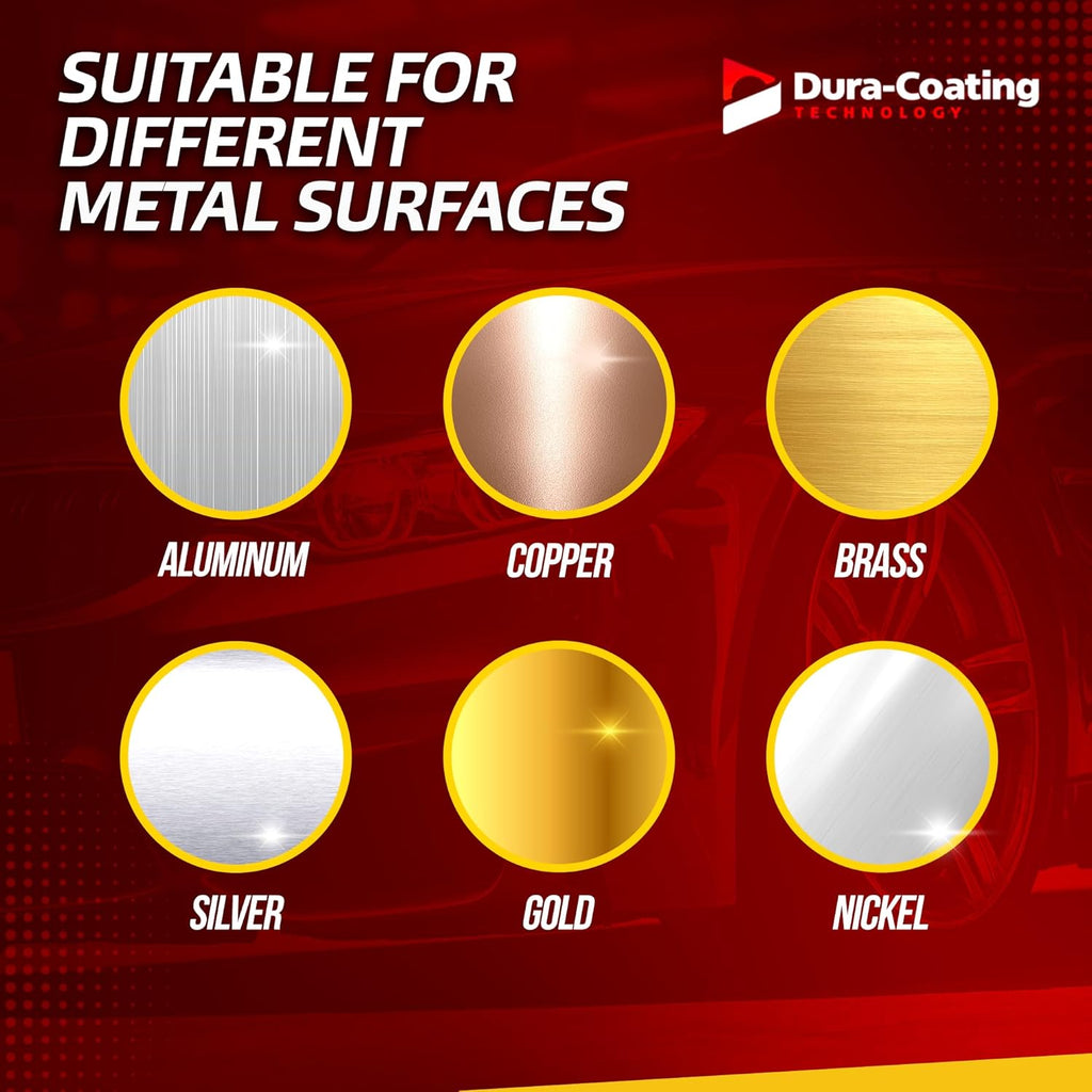 , Blue Premium Metal Polish - Perfect for Aluminum Wheels, Diamond Plate, Stainless Steel, Copper, Brass, & Nickel - 16Oz Polish + 16Oz Wheely Clean (Wheel and Tire Cleaner)