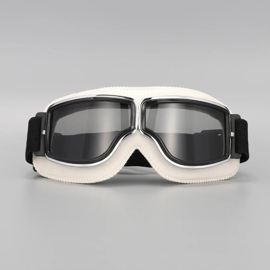 Vintage Royal Rider Helmet Off-Road Windshield Goggles