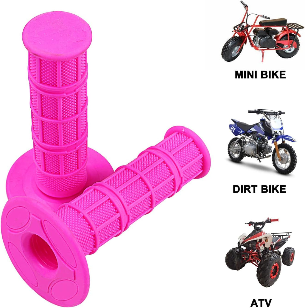 7/8" Handlebar Grips for 50Cc-125Cc CRF70 CRF80 TRX450 TTR90 TTR110 TTR125 PW80 RM80 DR650 KLX250 KLX300 KX65 SSR125 Pit Dirt Bike ATV Quad Motocross Motorcycles CT100U CT200U Mini Bike