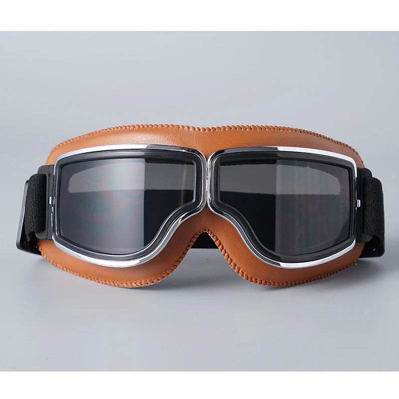 Vintage Royal Rider Helmet Off-Road Windshield Goggles