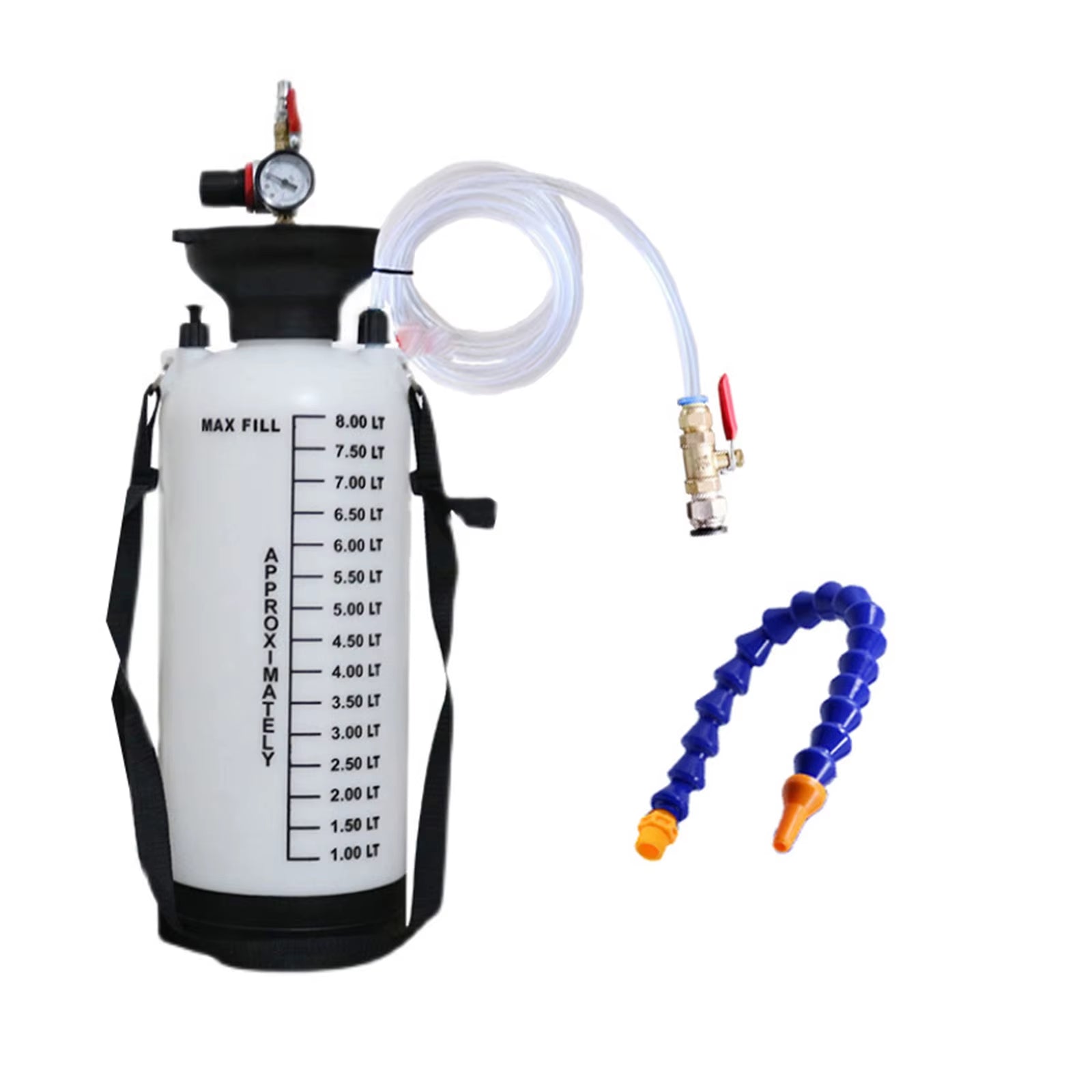 5L/8L Automotive Fluid Pump ATF Refill Tool Gearbox Oil Filler Pneumatic Fluid Extractor and Dispenser Gear Oil Filler Tank
