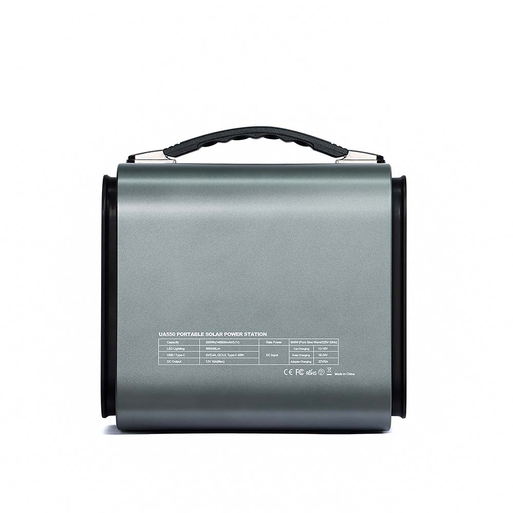 [USA Direct] Flashfish UA550 110V 600W Power Station 148800Mah 550Wh Pure Sine Wave Solar Generator Backup Emergency Outdoor Power