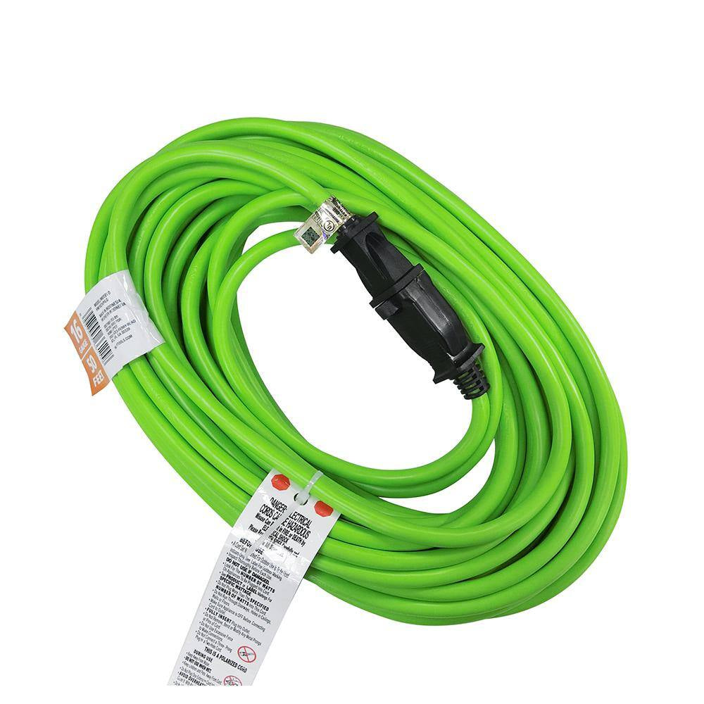 50 Ft. 16/2 Indoor/Outdoor Extension Cord, Green