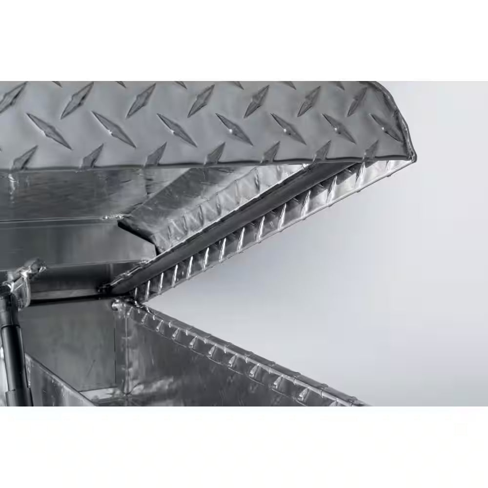 61.86 In. Diamond Plate Aluminum Low Profile Mid-Size Crossbed Truck Tool Box