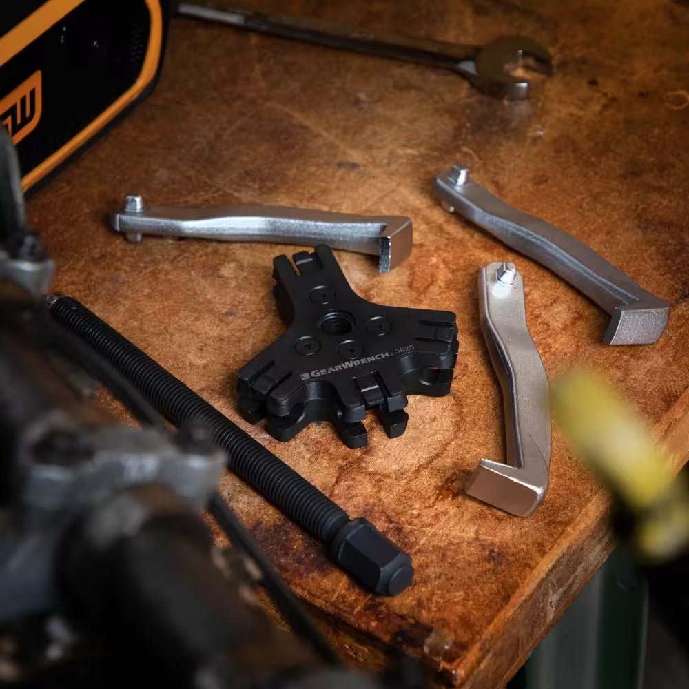 2 and 5-Ton Internal/External Ratcheting 2 or 3 Leg Puller Set with Storage Case