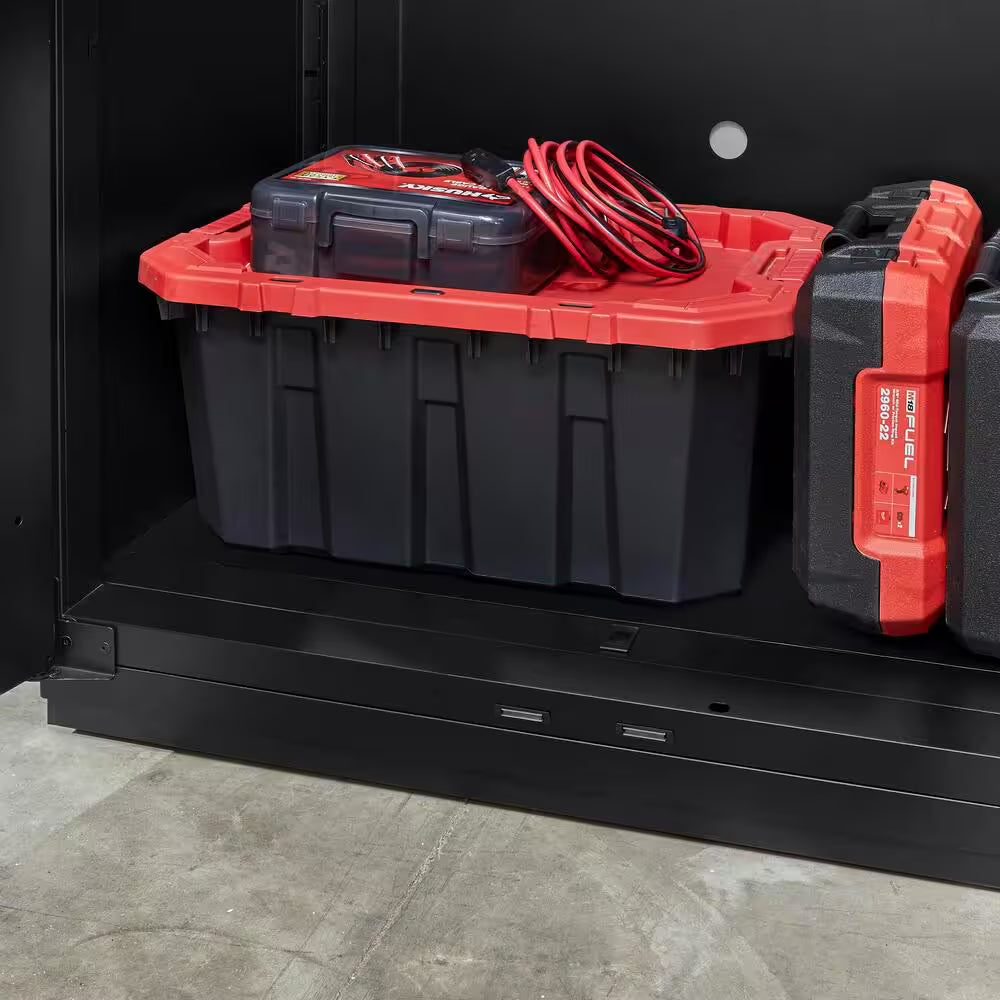 Extra Wide Heavy Duty 20-Gauge Steel Freestanding Garage Cabinet