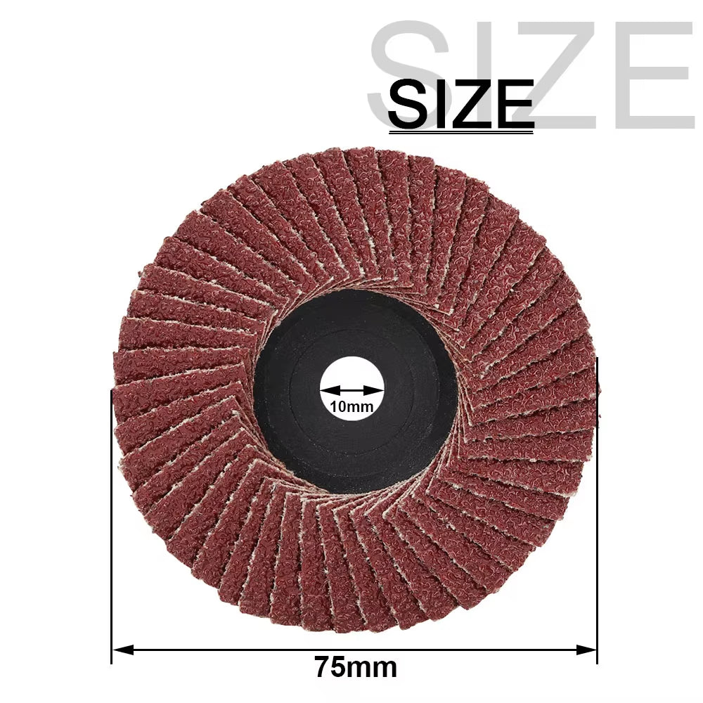 1/3Pcs 75Mm 3Inch Professional Flat Flap Disc Sanding Disks Grinding Wheel Abrasive Polishing Tool for Angle Grinder Accessories