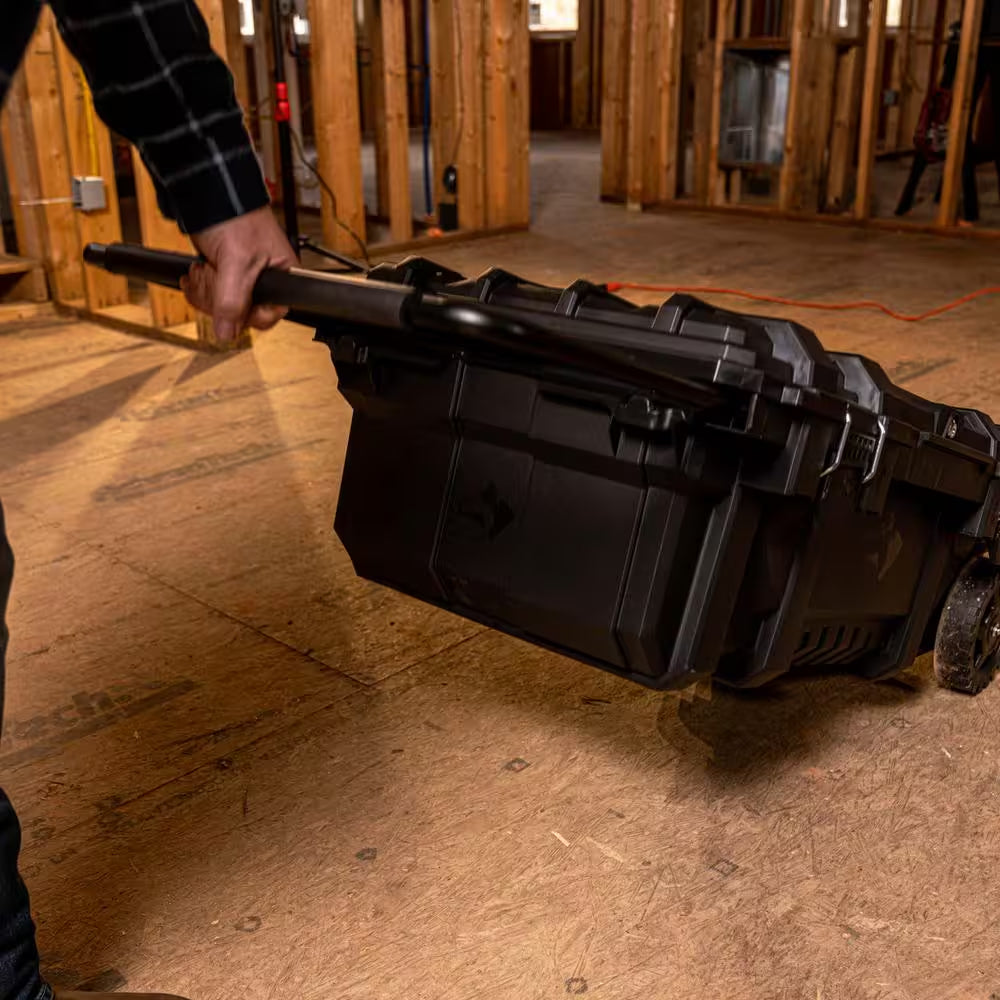 36.5 In. Black Heavy Duty Medium Rolling Toolbox with Keyed Lock