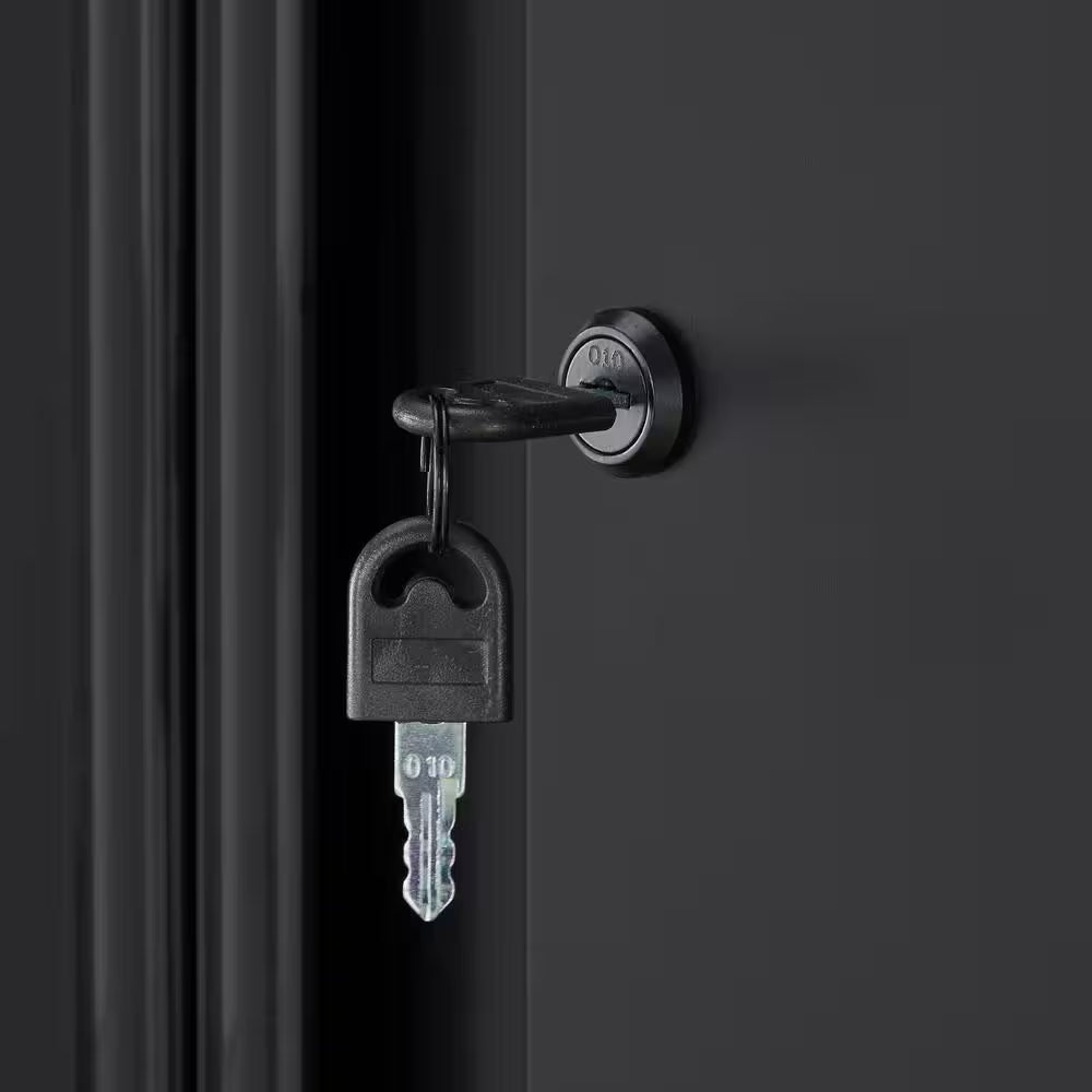 10-Piece Regular Duty Welded Steel Garage Storage System in Black (163.5 In. W X 75 In. H X 19.6 In. D)