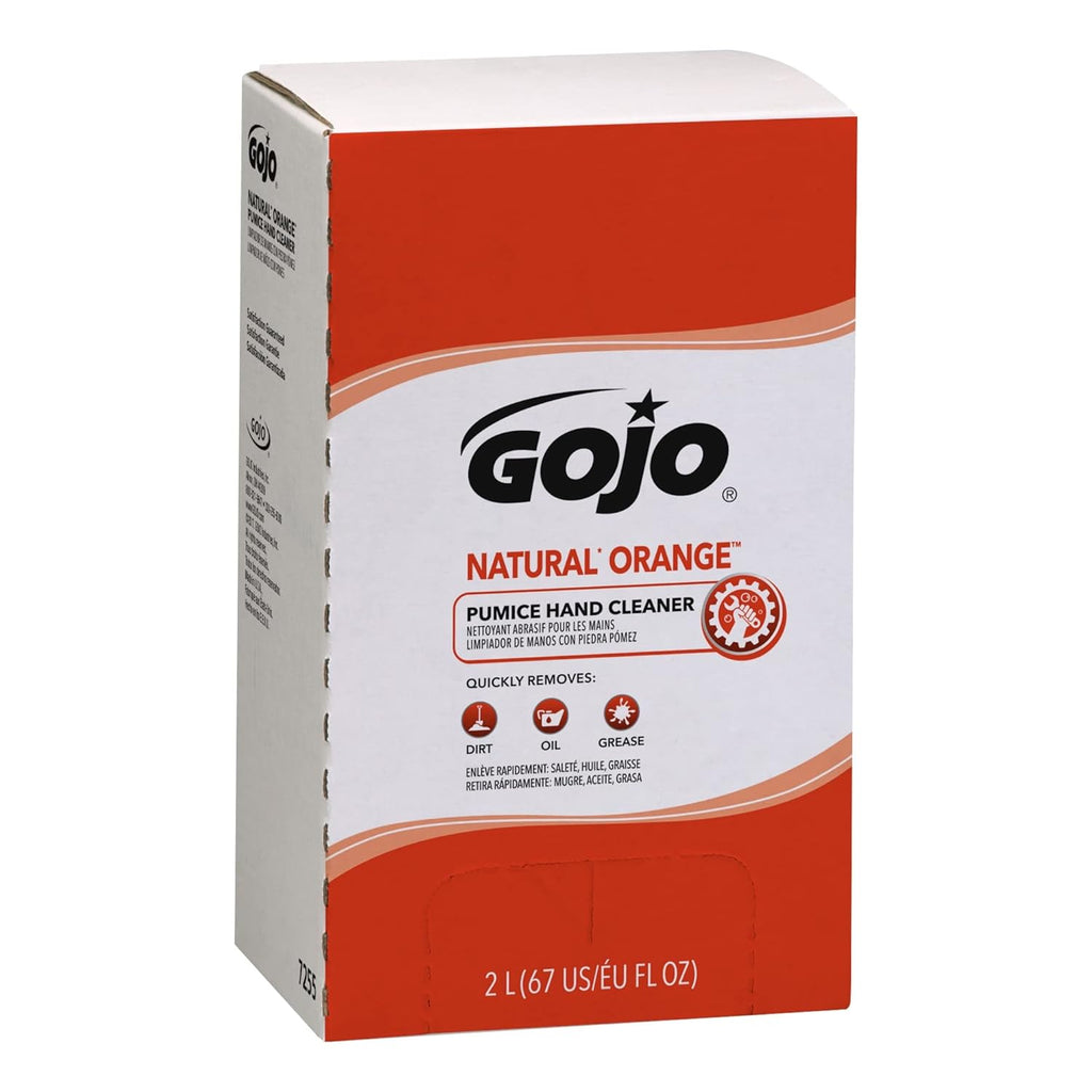 NATURAL ORANGE Pumice Hand Cleaner, 2000 Ml Quick Acting Lotion Hand Cleaner with Pumice Refill for  PRO TDX Dispenser (Pack of 4) - 7255-04